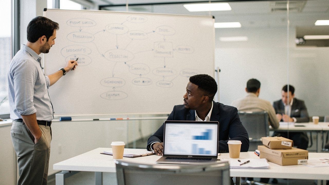 Equipo de trabajo en proyectos corporativos